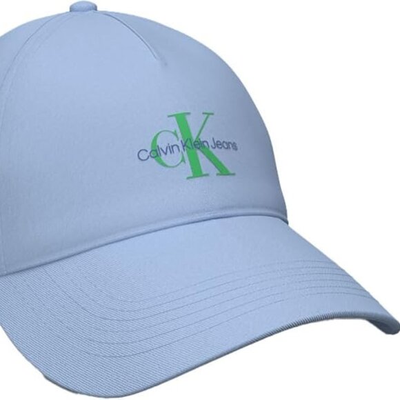 Calvin Klein Men's Monologo Printed Baseball Cap, O/S - 4G5032G (Chmabray Blue) - Picture 1 of 1